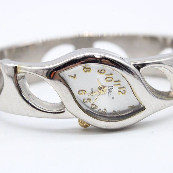 Vintage VIVANI Watch Womens Silver Tone Stainless Steel Bracelet Style Quartz - Picture 6 of 8
